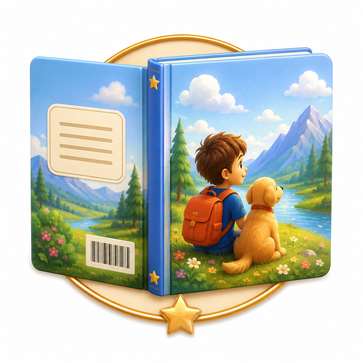 Cover and jacket art icon